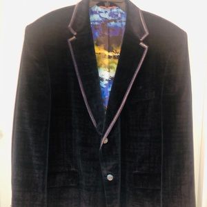 Robert Graham Mens blazer velvet authentic